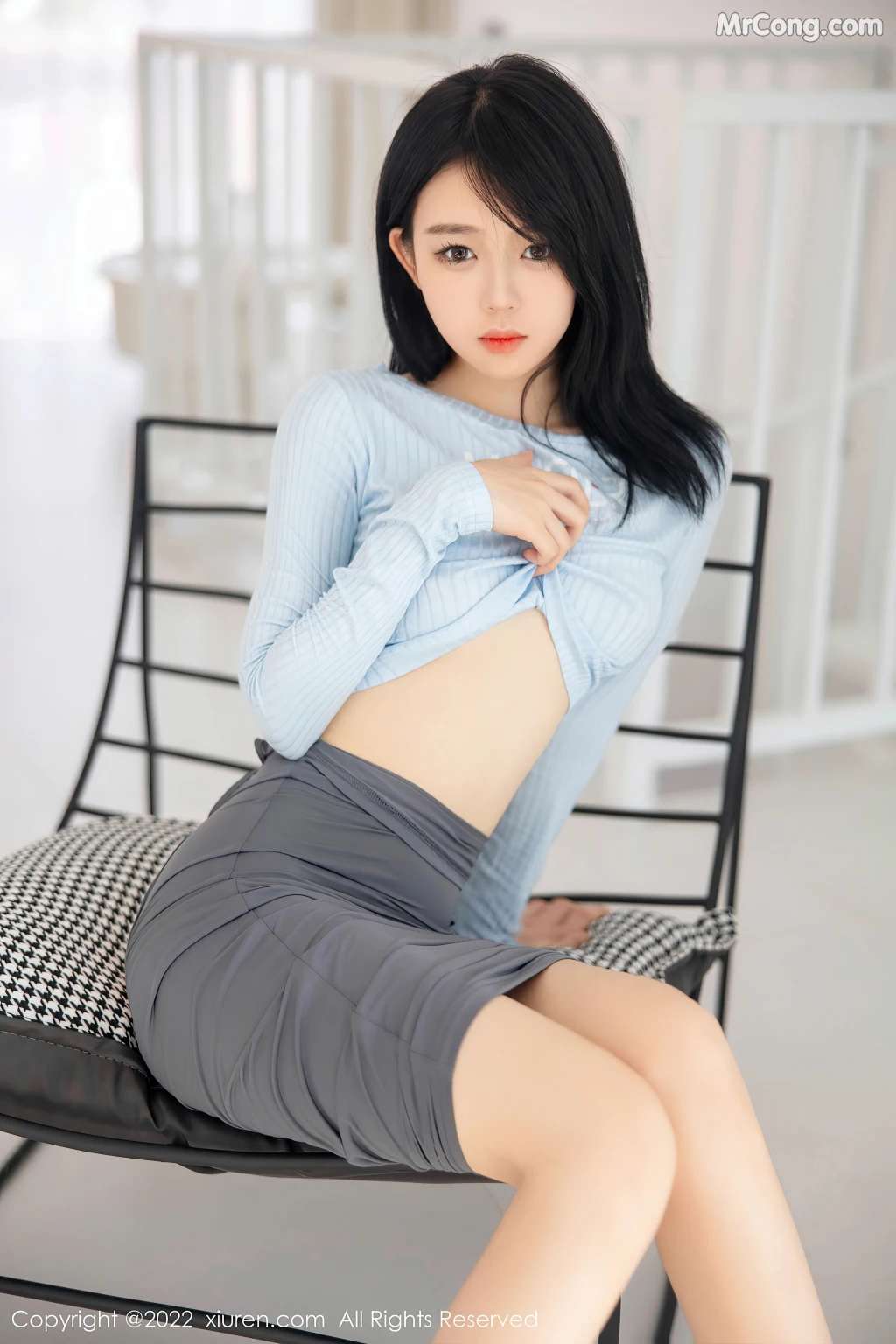 XIUREN No.5453： 小麦是只喵 (97 photos)