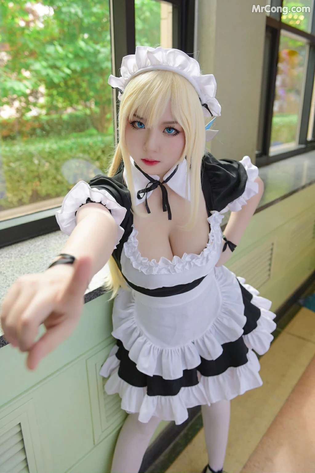 Coser@皮皮奶可可爱了啦： 柏崎星奈女仆 (35 photos)