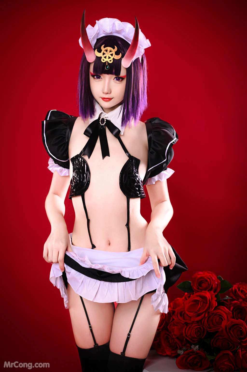 Coser@星之迟迟Hoshilily： 酒吞女仆 (20 photos)