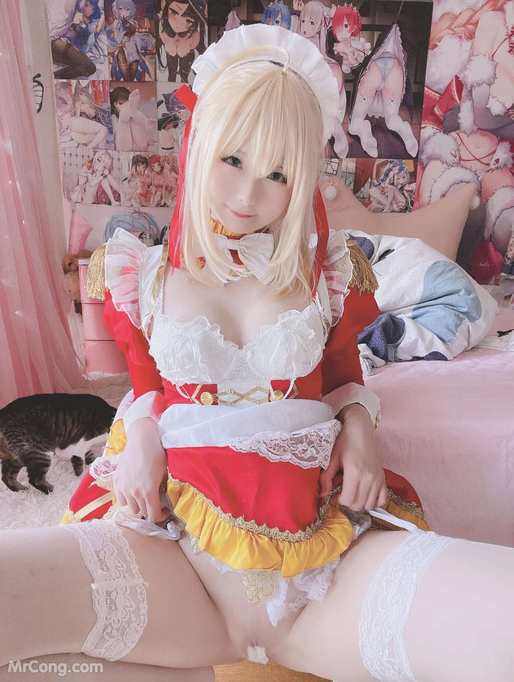 Coser@习呆呆： 尼禄女仆 (30 photos )