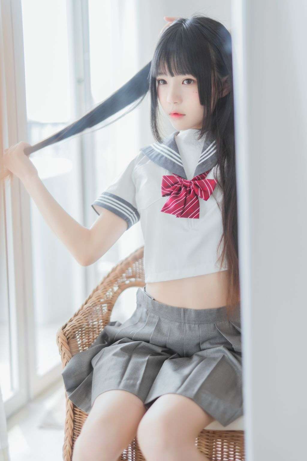 Coser @ 桜 桃 喵 Vol.084： 桜 桃 未熟 2 心 形 胖 次 (111 photos)