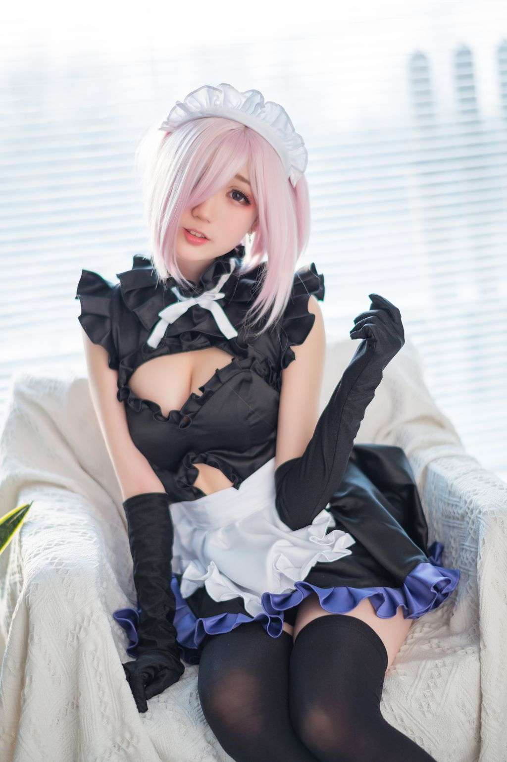 Coser@周叽是可爱兔兔 Vol.026： 玛修 (17 photos)