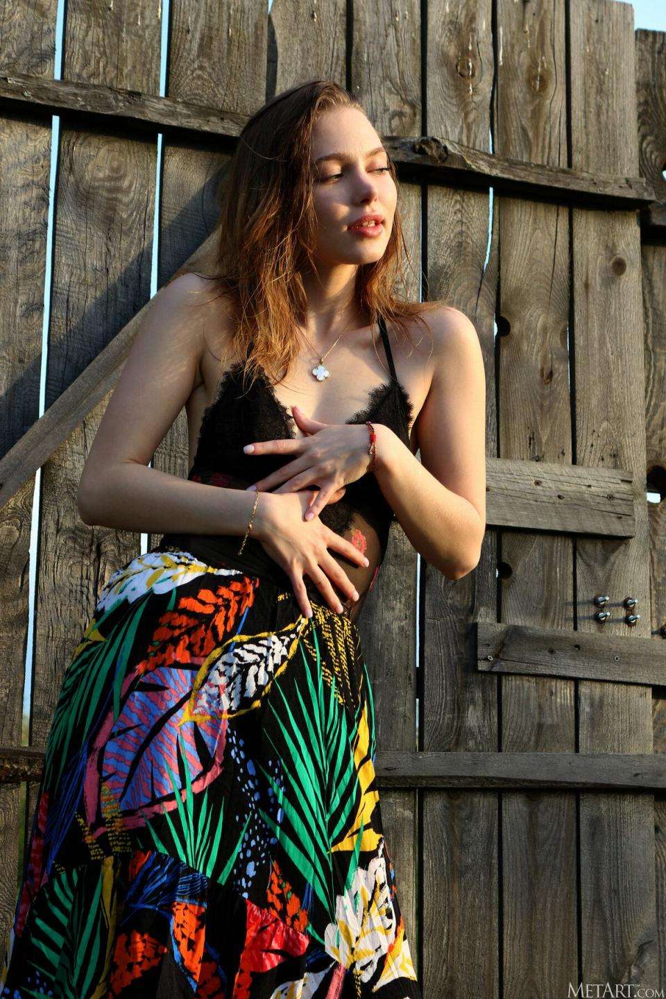 Scarlet乡村田园的黄昏 Dusk in the countryside of Scarlet