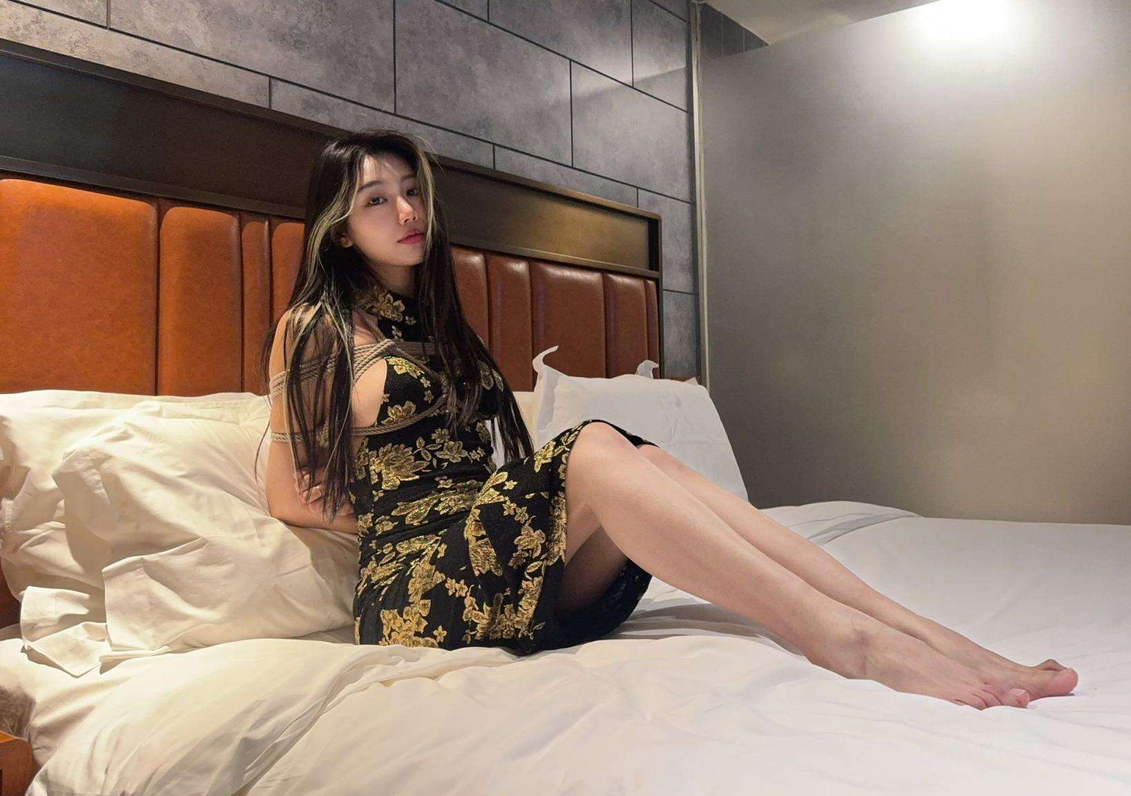气质女神酒店私房照 Victorian Goddess Hotel Private Photo