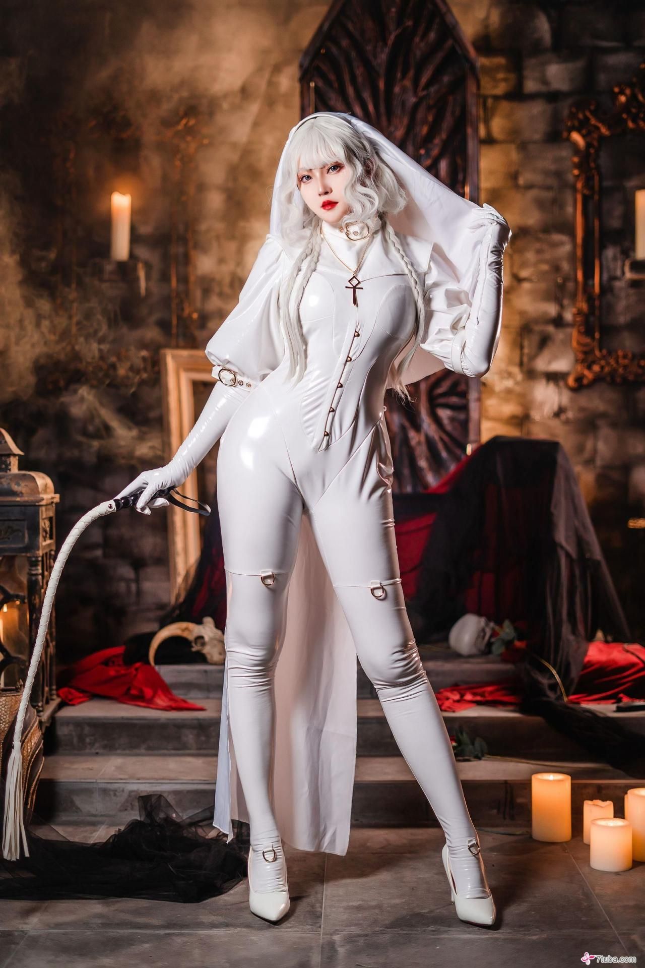 性感美图032白修女 Sexy beautiful pictures 032