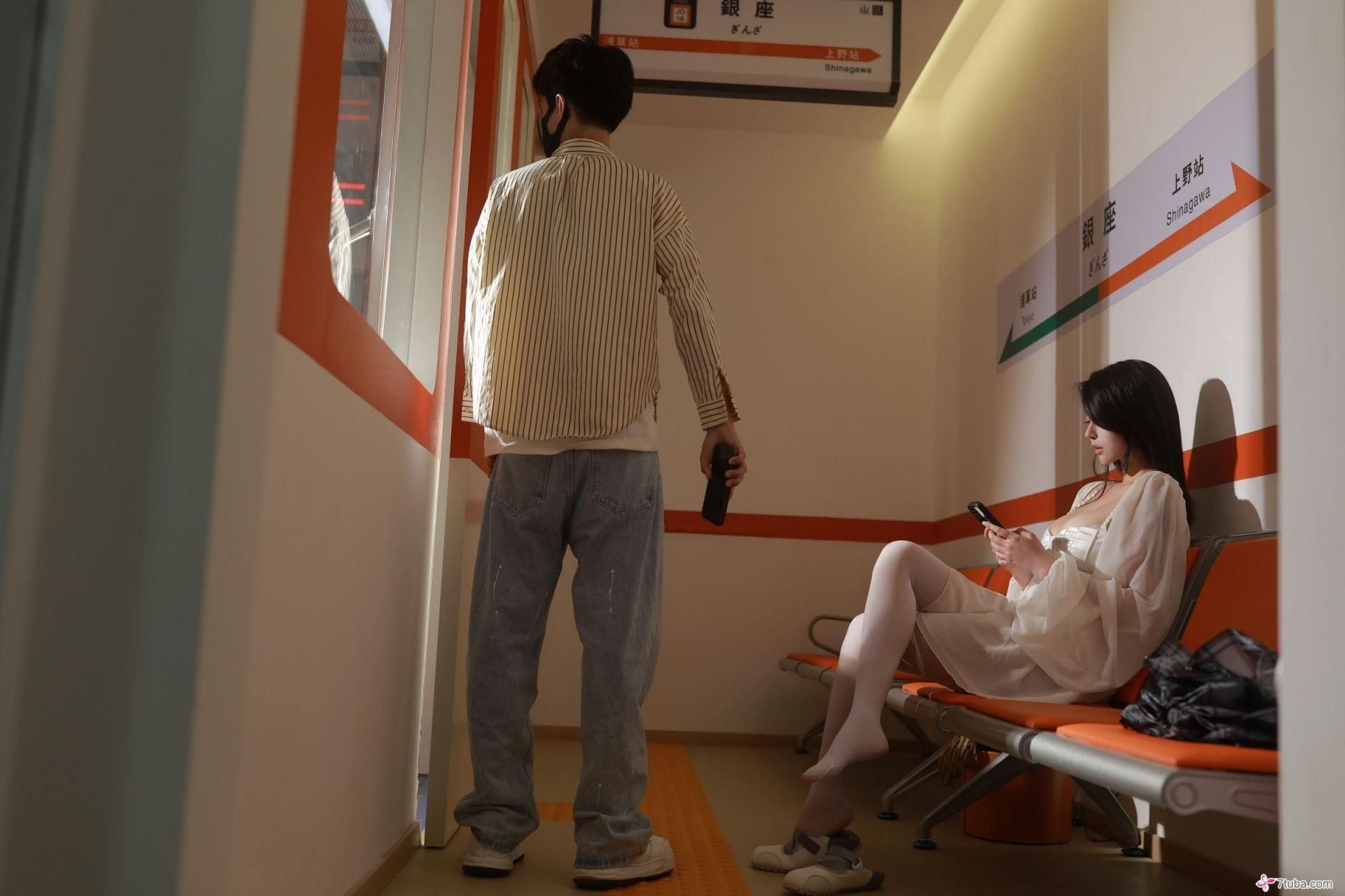 性感美图053激情电车 Sexy beauty 053 Passionate