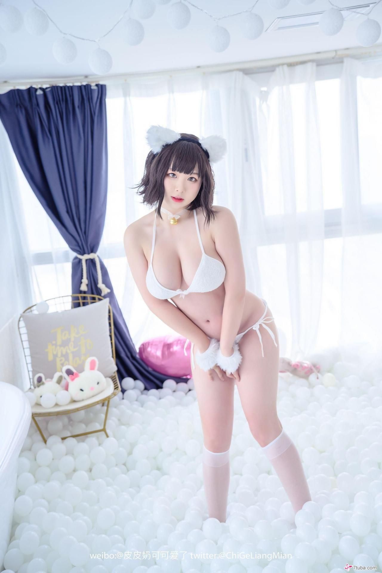 性感美图126期白猫 Sexy pictures 126 white cats