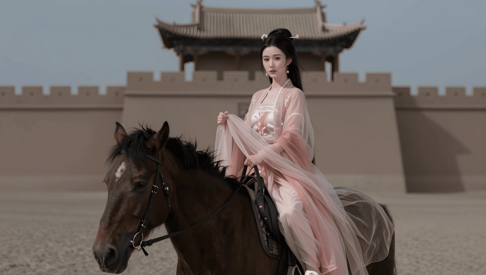 幻姬物语  大漠塞外边关，古城墙上的美好肉体 The Story of Fan