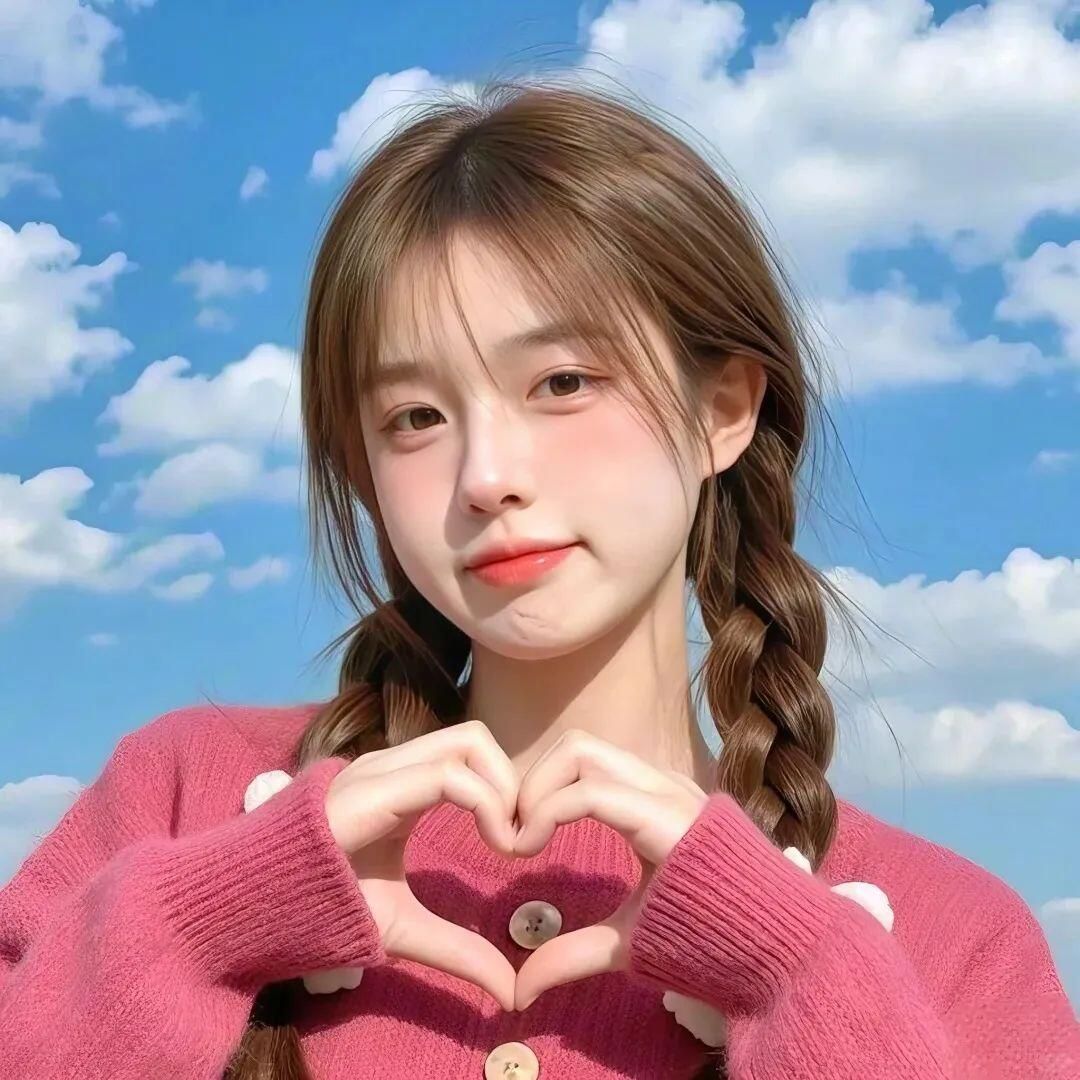 云端少女寐含春水温柔浅笑 A girl in the clouds sleeps