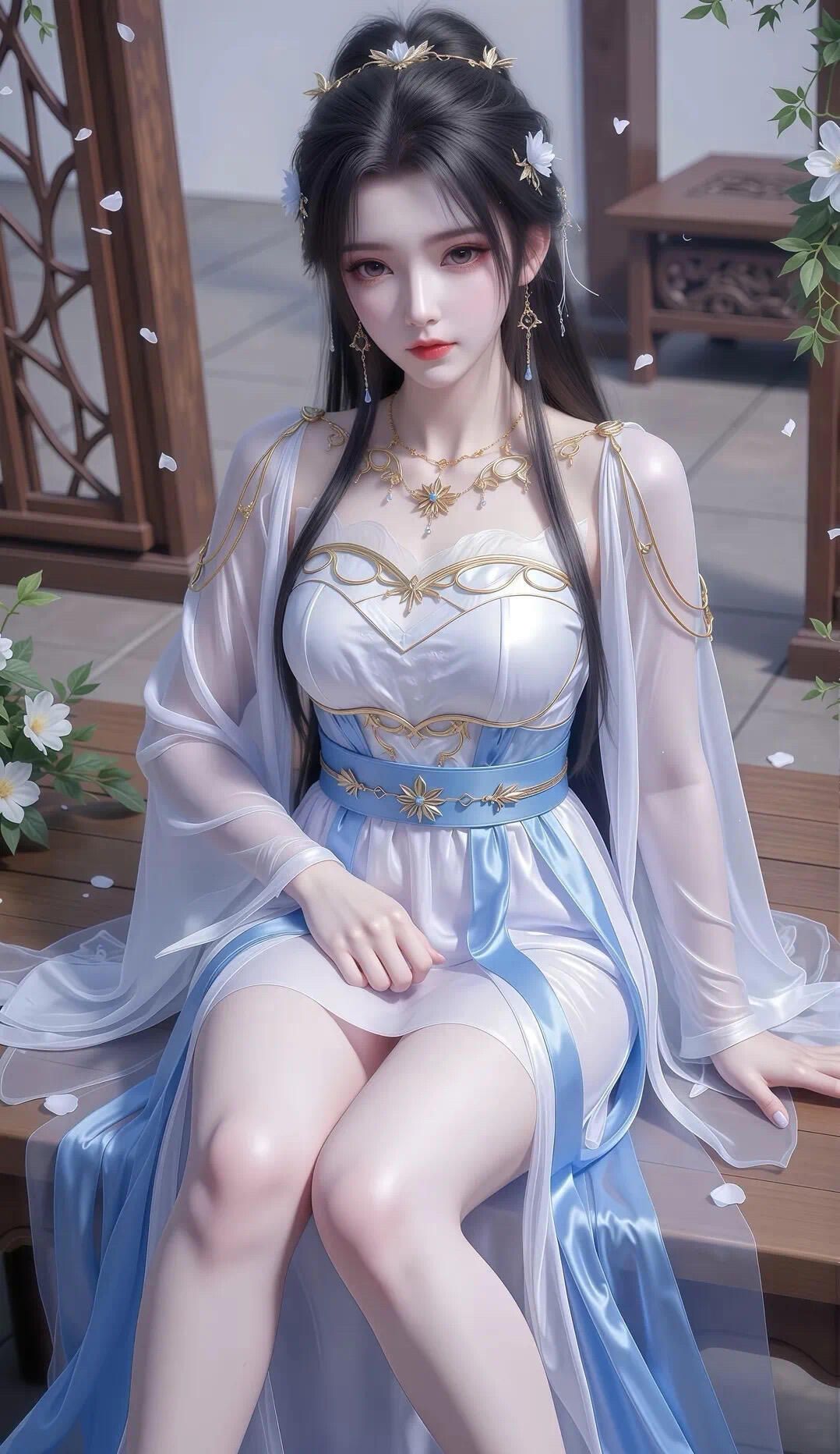 国风仙子绝美写真：轻纱曼舞，若隐若现的诱惑 A beautiful photo