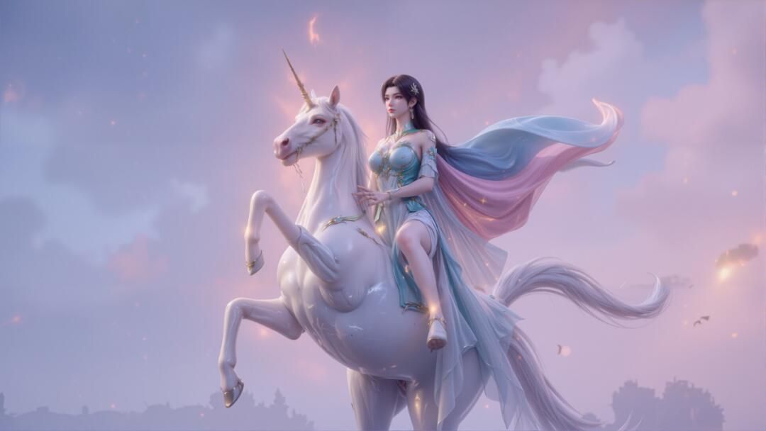 弱水三千，只取一瓢饮：绝美仙子与神兽的缠绵爱恋