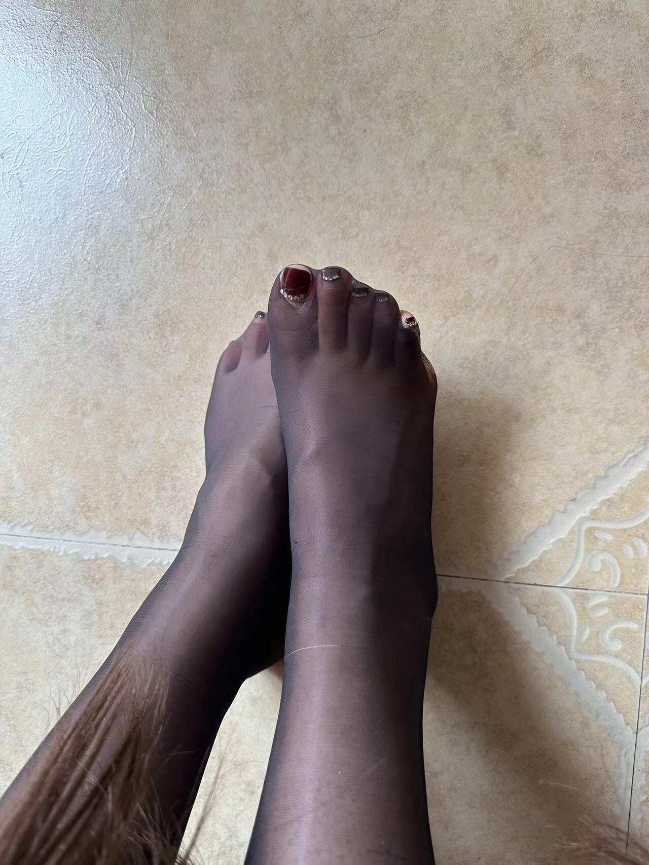 全身款油光黑丝 Glossy black silk