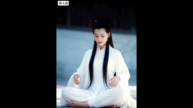 精彩动态图 [AI视频]1995版《神雕侠侣》小龙女修炼时突然走火入魔脱衣自慰