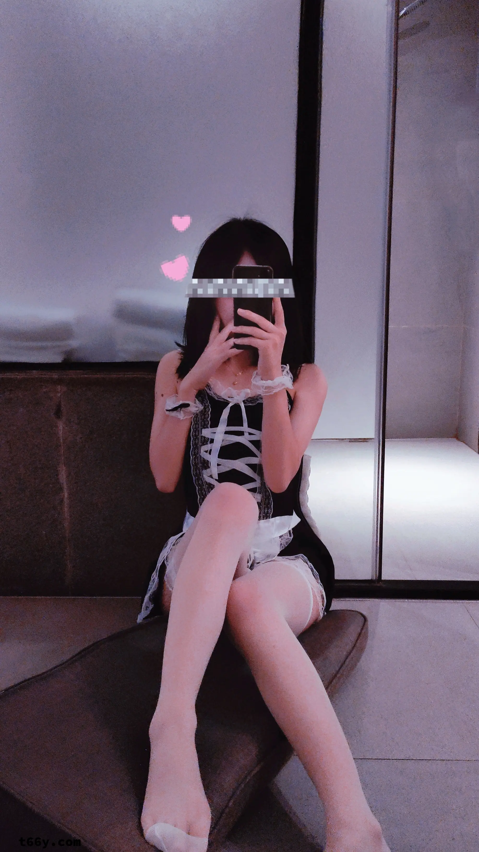 穿女仆白丝的小骚货女友 The little slut girlfriend w