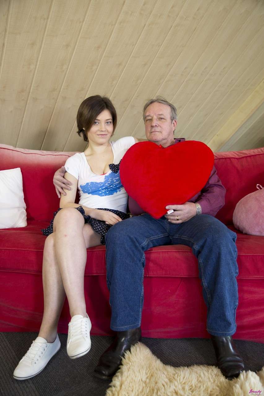 Young brunette teen gets hard Young brunette teen gets hard