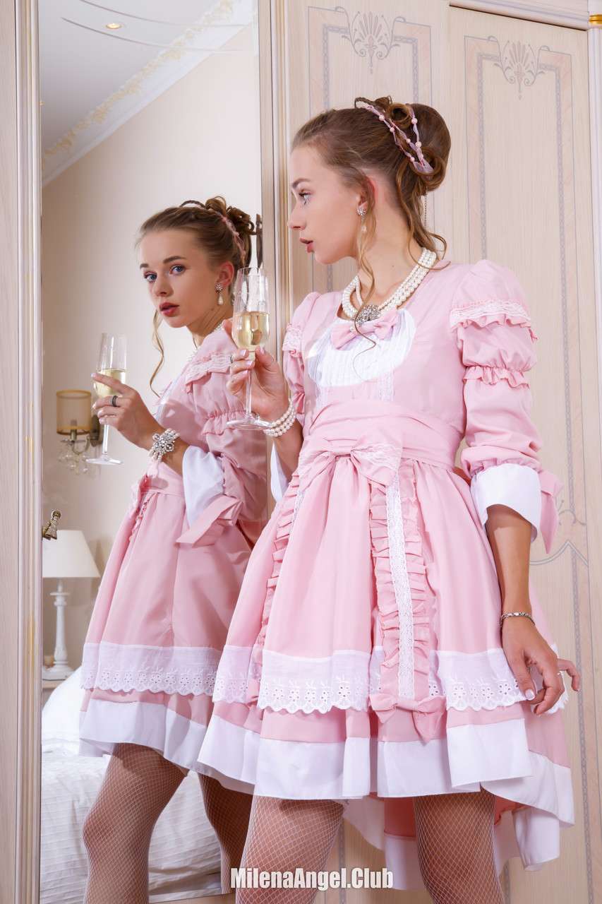 Classy babe Milena Angel stri... Classy babe Milena Angel stri...