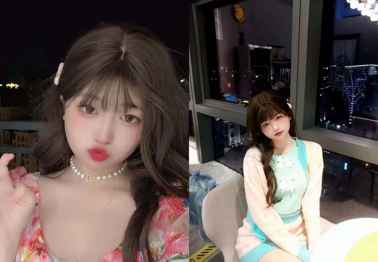 卡哇伊清纯萝莉学生妹酒店露脸3P场面堪比AV，对比一下生活照反差好大 | 照片 变 卡通 The kawaii innocent loli student girl's 3P scene showing her face in the hotel is comparable to AV, the contrast is huge when compared with the daily life photos | red spot on clit