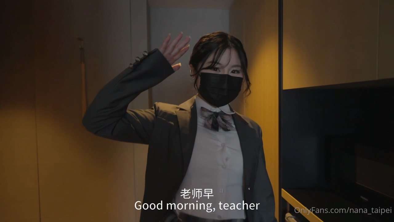 女高中生和老师的故事~白丝JK制服娜娜俏皮又可爱 The story of a female high school student and her teacher ~ Nana in white stockings JK uniform is playful and cute