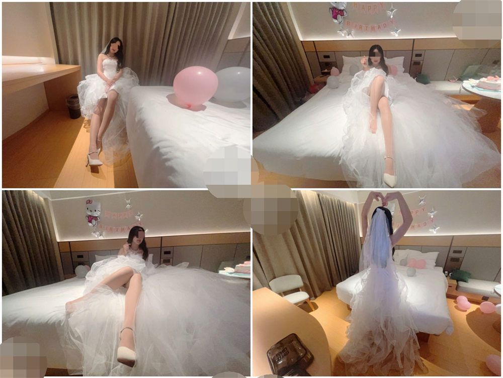 趁给姐姐过生日之际，买一套婚纱让她穿上 On the occasion of my sister&rsquo;s birthday, buy a wedding dress for her to wear