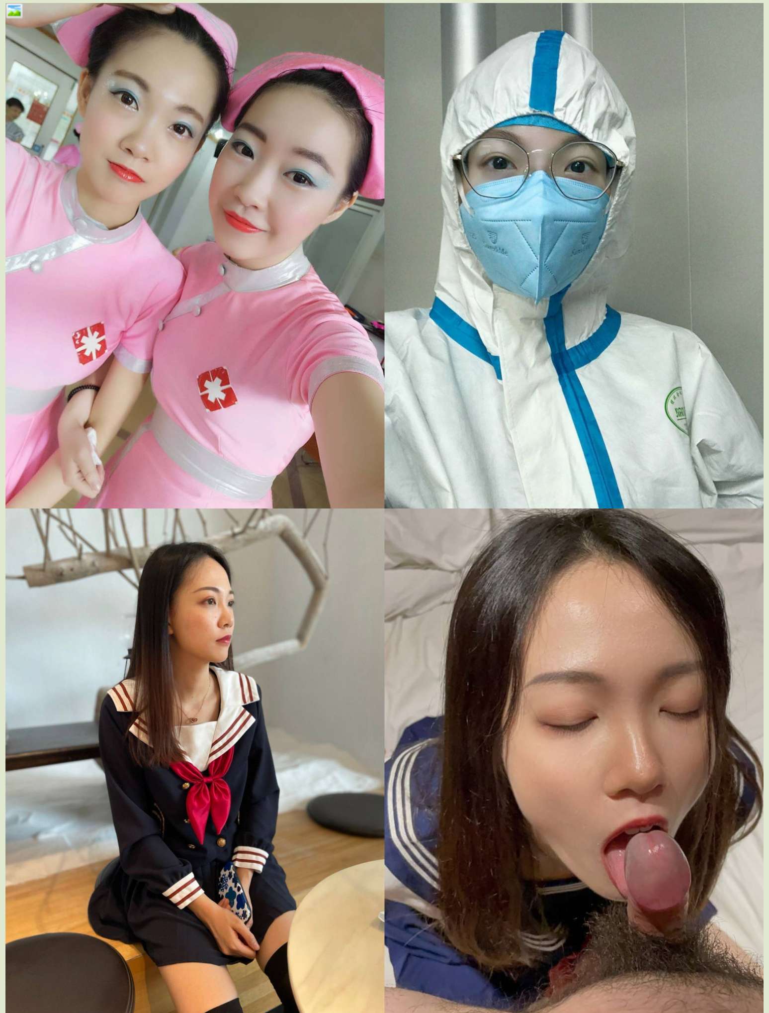 小护士私生活极度反差淫荡很母狗 The little nurse&rsquo;s private life is extremely contrasting, slutty and bitchlike
