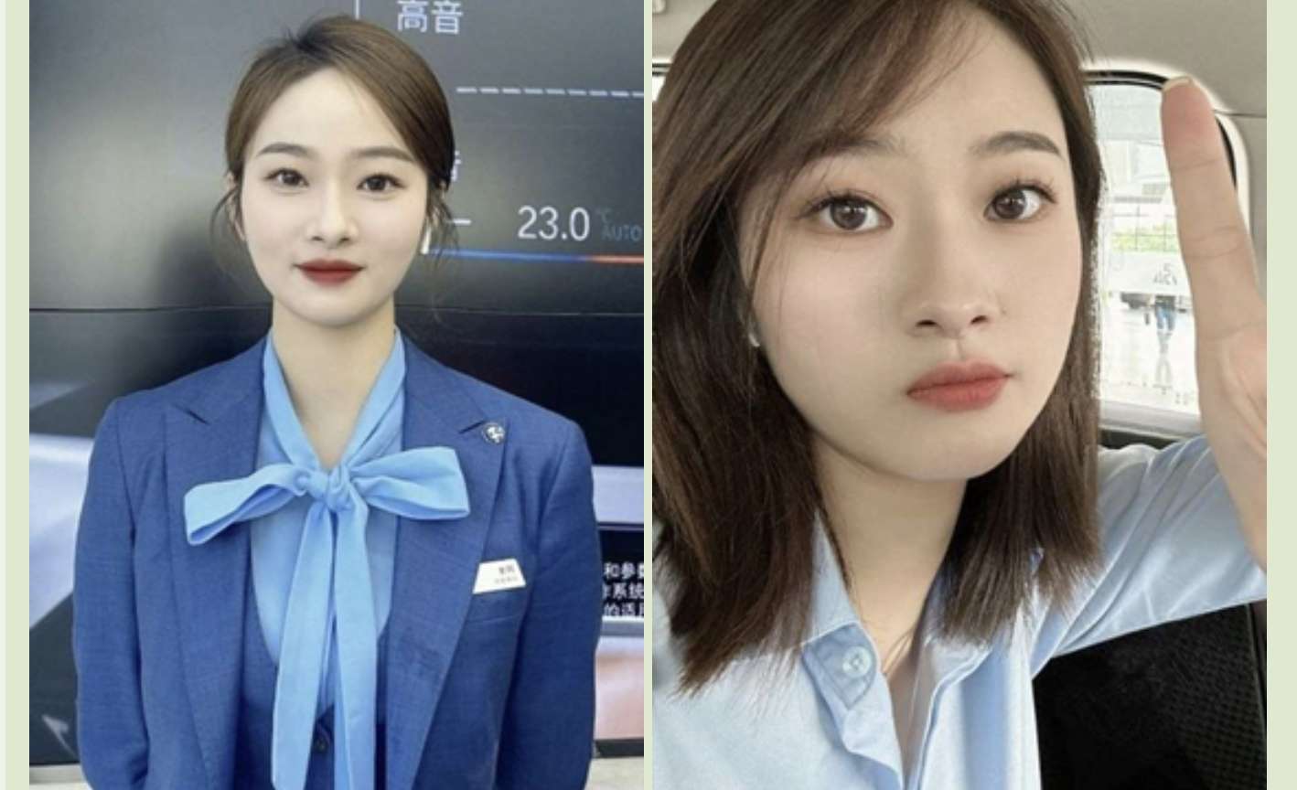 宝马美女销售被客户酒店后入暴插双腿颤抖站不稳 Beautiful BMW saleswoman was penetrated from behind in a hotel by her client. Her legs were shaking and she couldn&rsquo;t stand still.