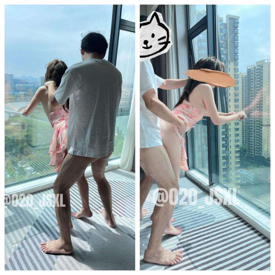 线下淫乱付费福利，阳台前啪啪，前后夹击极品少妇！ Offline lewd payment benefits, having sex in front of the balcony, and hitting the best young woman in front and back！
