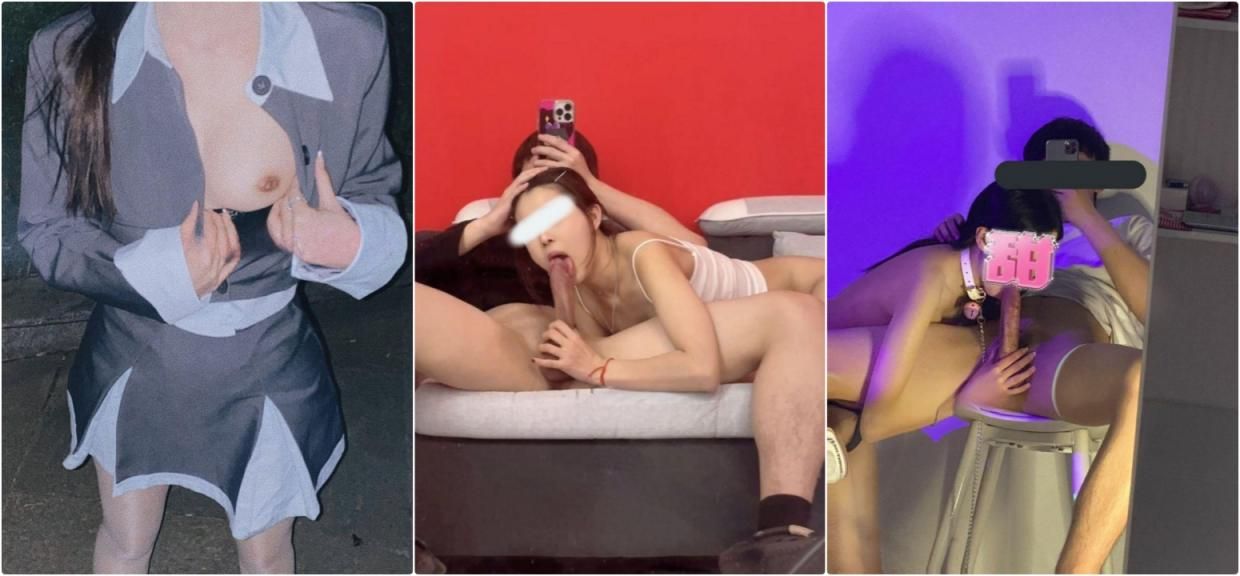 纤纤美腿玲珑身段劲爆完美身材小母狗 A little bitch with sl