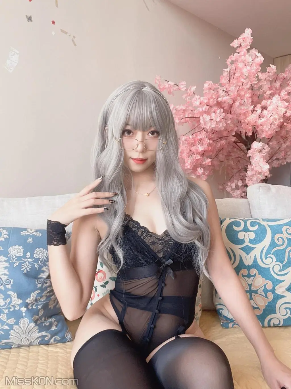 Coser@Money冷冷： 吊带高叉 Coser@Money Leng Leng： Suspender high fork