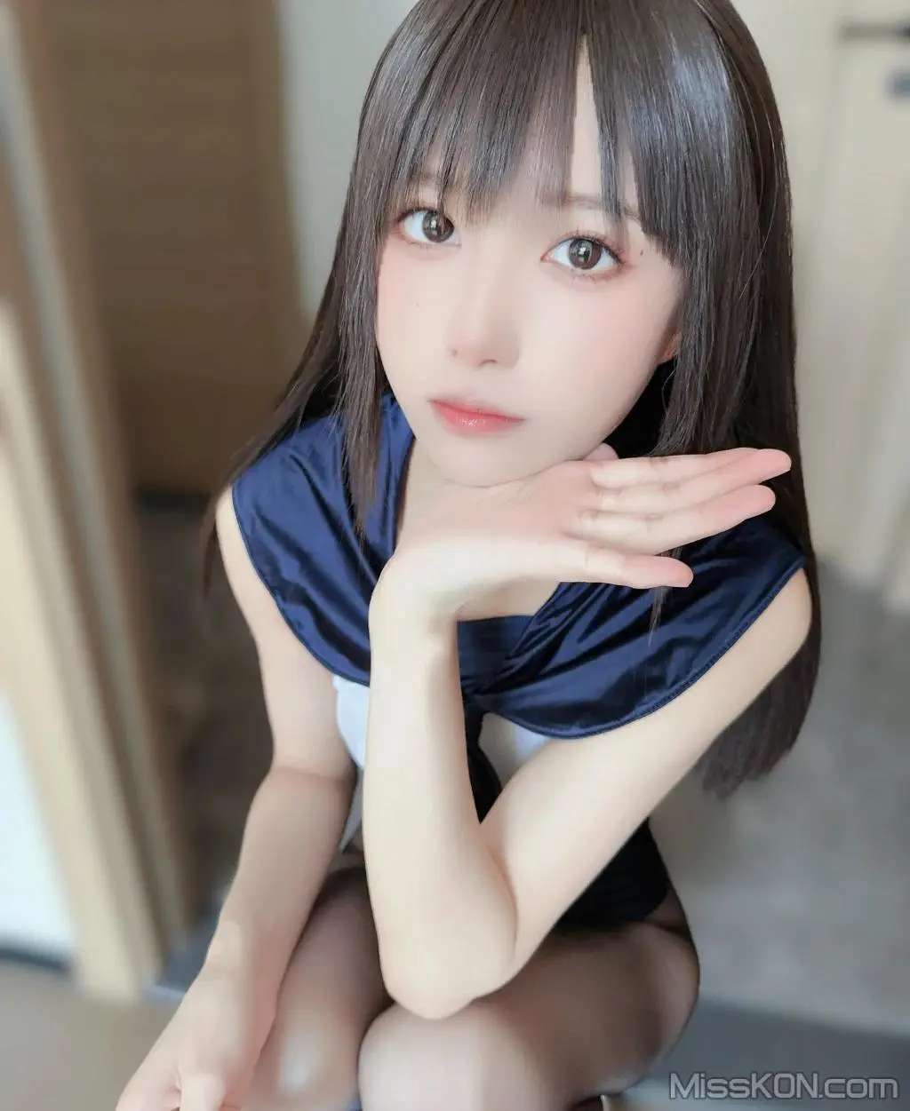 Coser@布丁大法 (Pudding Dafa)： 无内黑丝蜜臀美腿 Coser@puddingdafa (Pudding Dafa)： No underwear, black stockings, sweet butt and beautiful legs