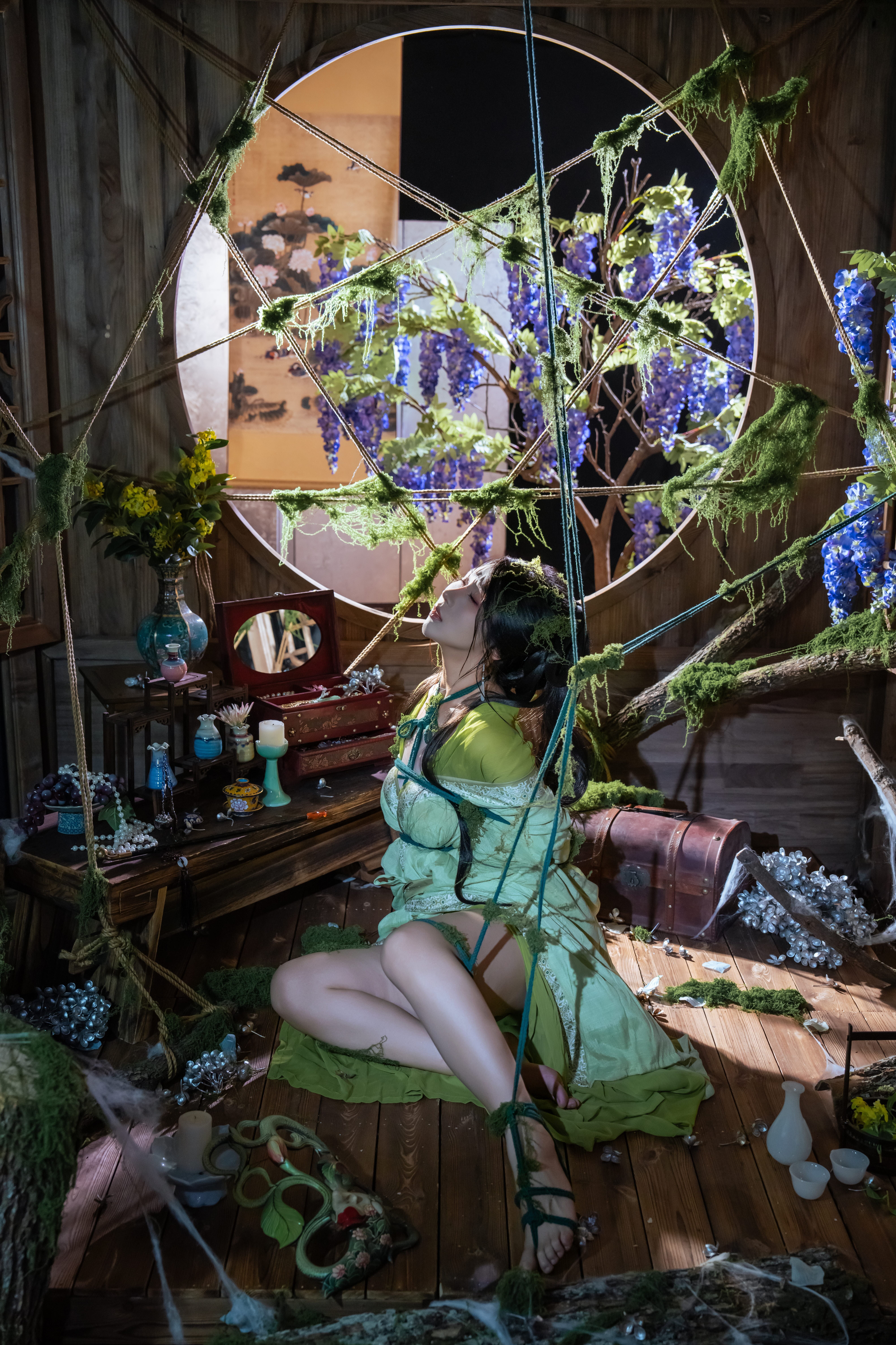 云溪奶桃桃写真&middot;苔缚（1） Yunxi Naitaotao Photo&middot;Moss