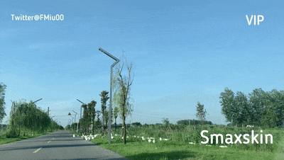 精彩动态图  推特户外露出女神【Smaxskin】户外全裸漫步，从白天到黑夜 W