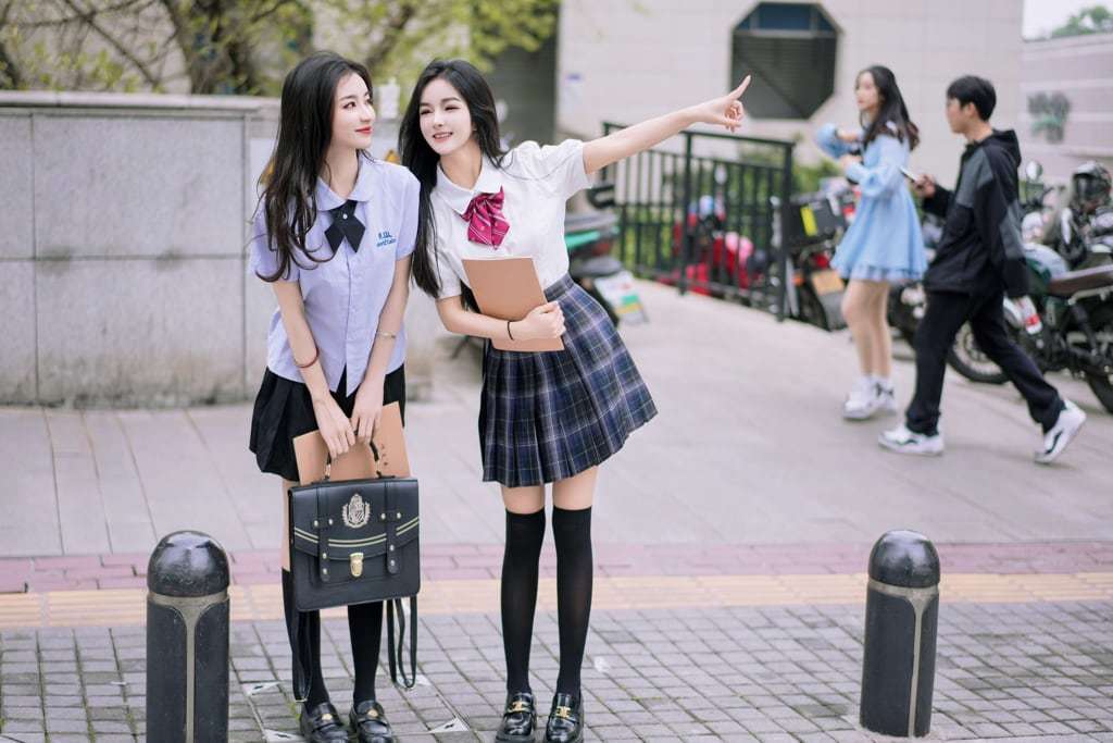 鱼子酱+谭小灵  双人JK Caviar + Tan Xiaoling  Double JK