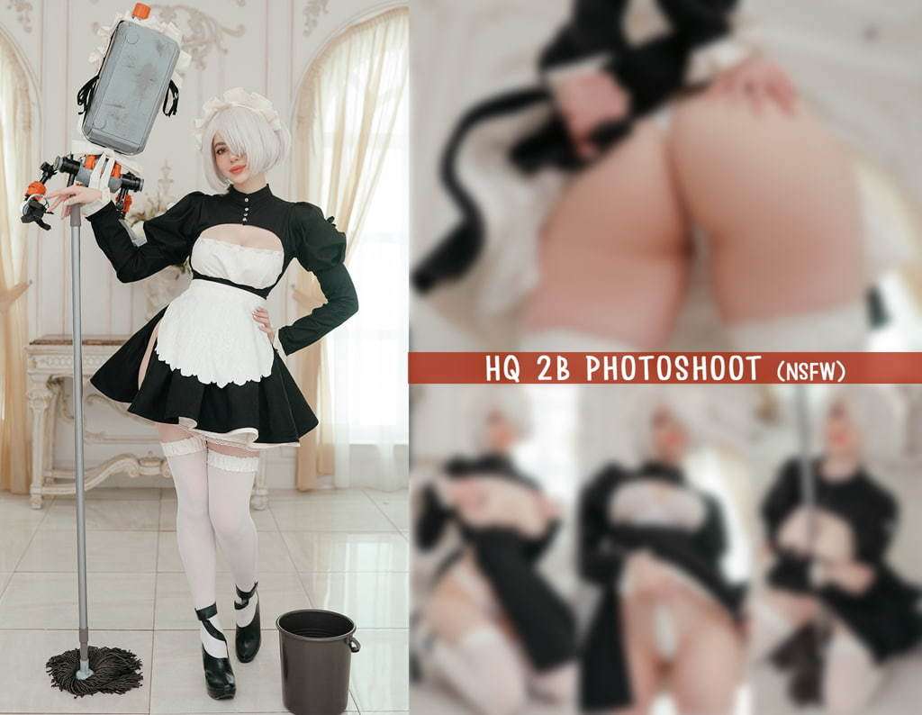 086. Alina Becker  NieR Automata. 2B Maid 086. Alina Becker  NieR Automata. 2B Maid