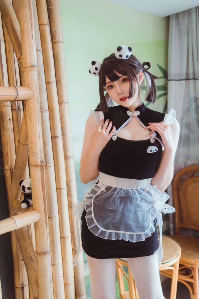Natsuko夏夏子  熊猫女仆 Natsuko Natsuko &ndash; Panda Maid
