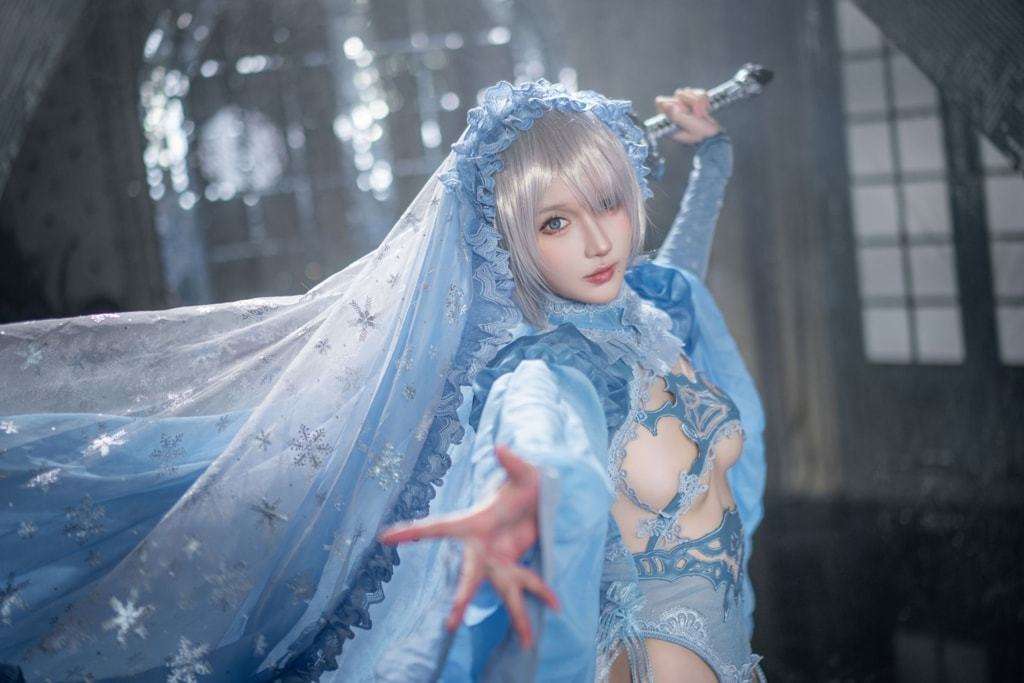 阿包也是兔娘《冰雪2B》 Abao is also a bunny girl in Ice and Snow 2B | large boobies