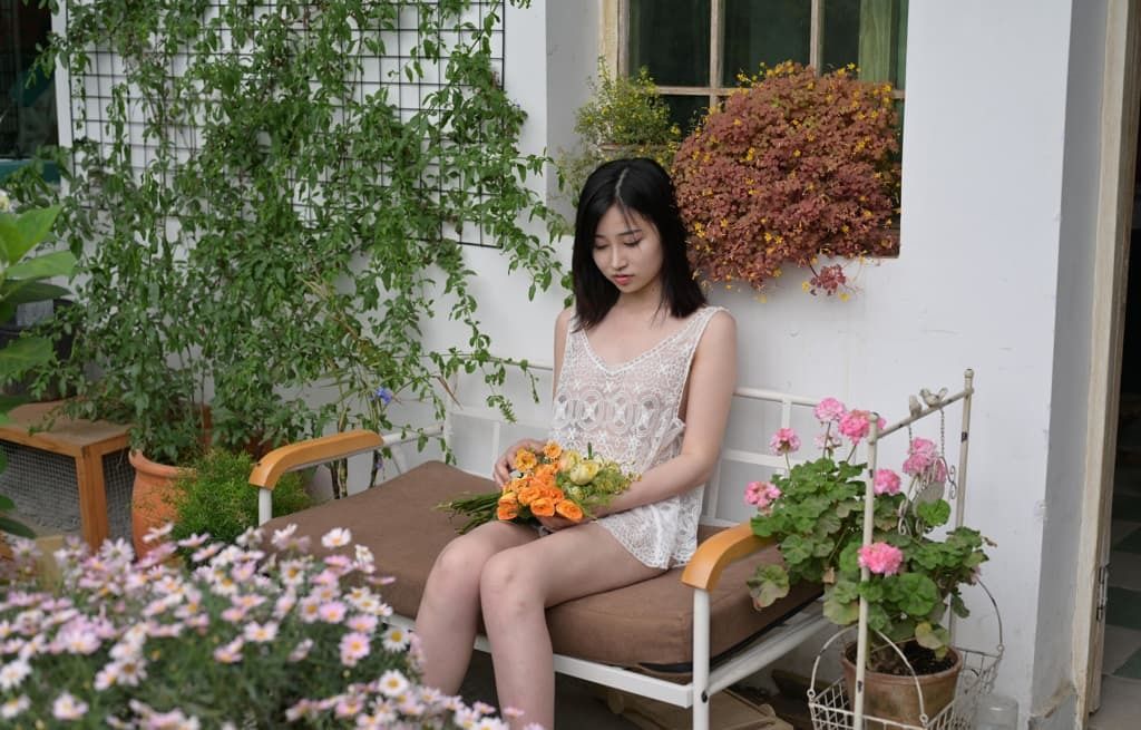 【国模套图】年年《院子》3 【National Model Set】Year Y