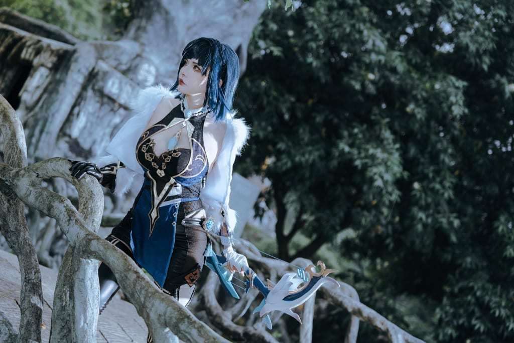 秋和柯基  夜兰 Autumn and Corgi  Yelan