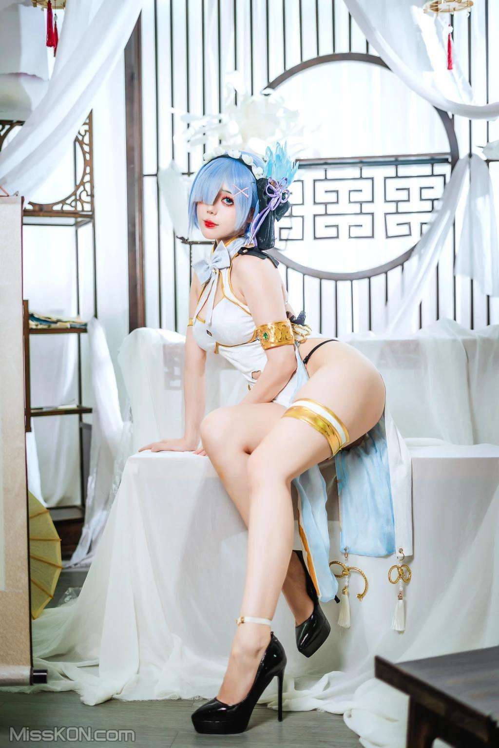 Coser@九言： 蕾姆旗袍 Coser@九言： Rem Cheongsam