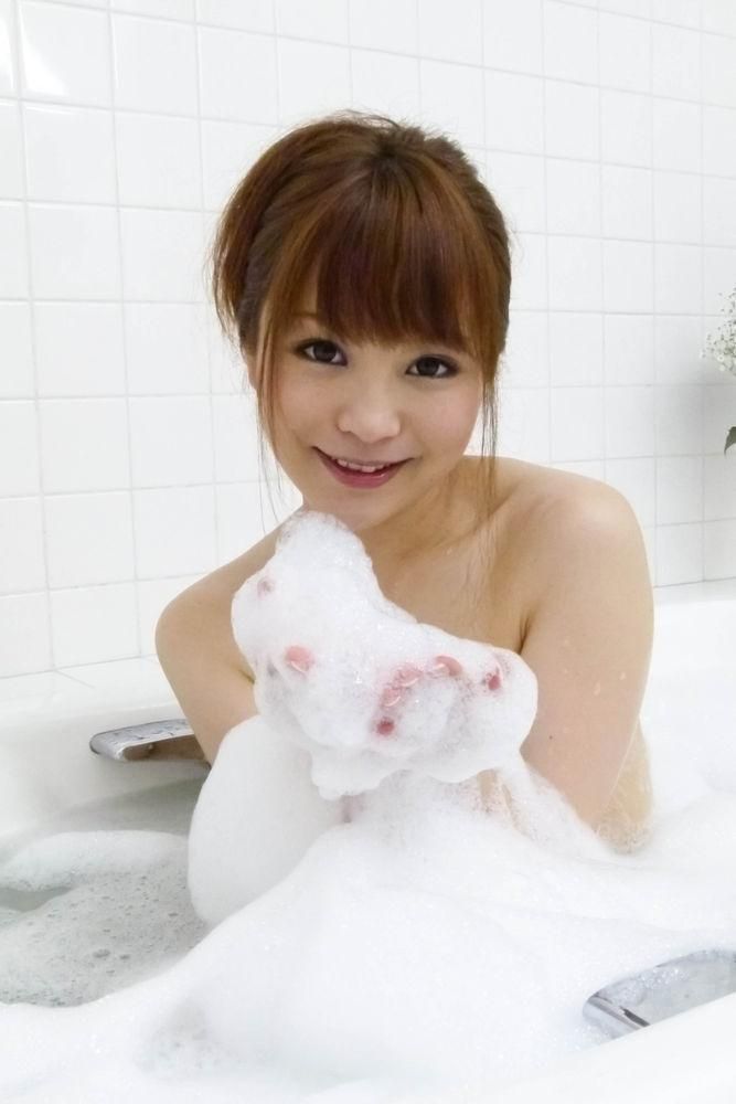 JAV Adorable Japanese redhead Maomi Nagasawa gives oral sex during a bubble bath JAV Adorable Japanese redhead Maomi Nagasawa gives oral sex during a bubble bath