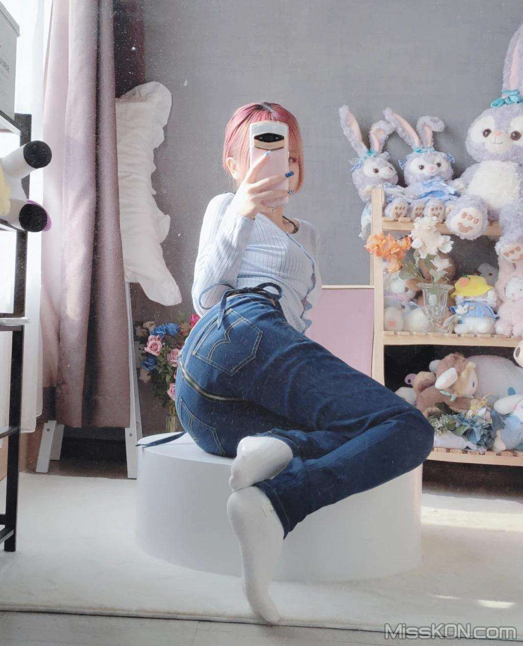 Coser@日奈娇： 牛仔裤 Coser@日Naijiao： Jeans