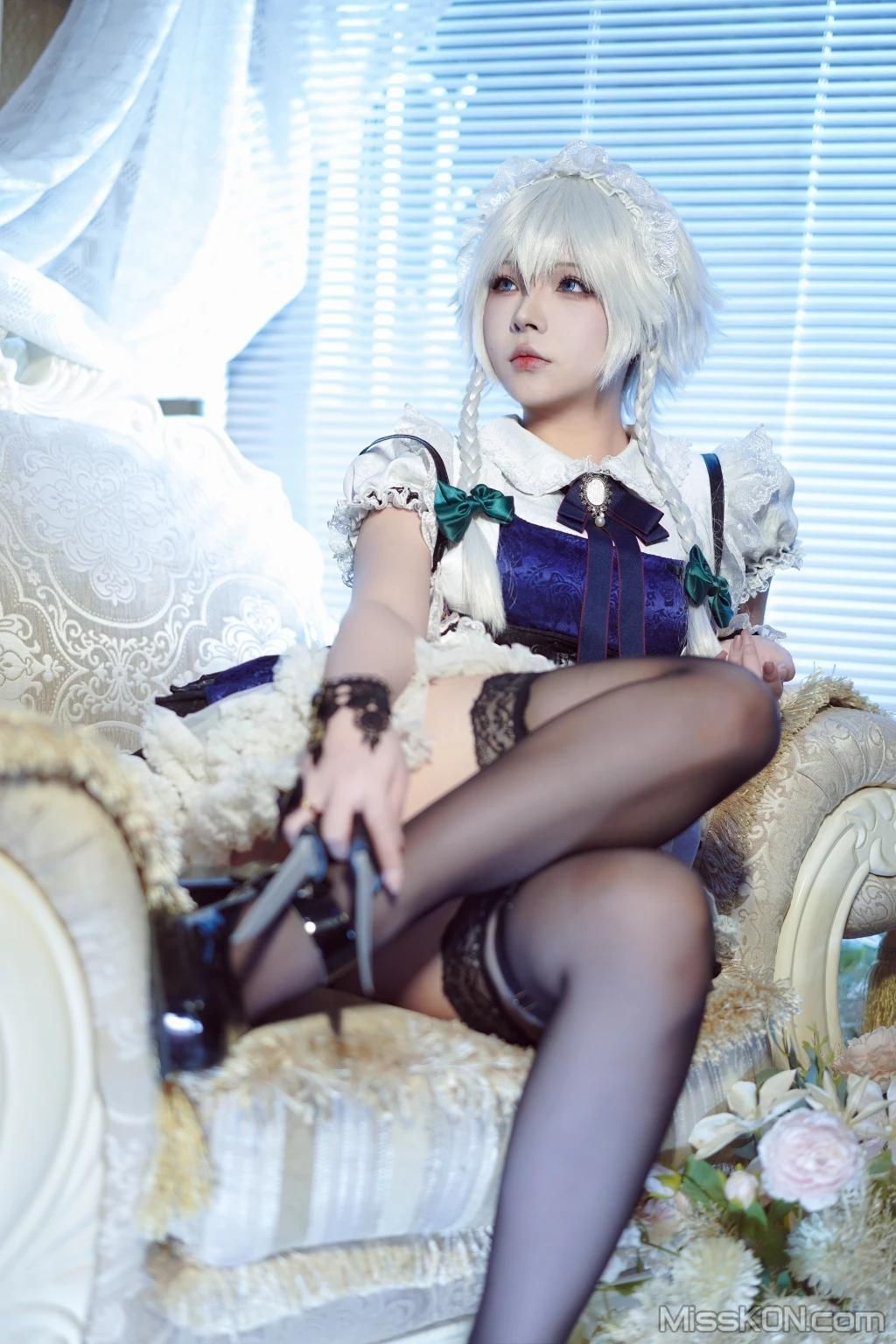 Coser@yuuhui玉汇： 东方Project十六夜咲夜 Coser@yuuhuiyuhui： Touhou ProjectSakuya Izayoi