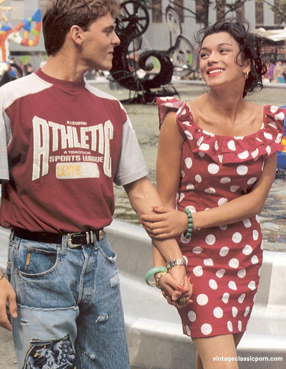 Vintage American babe with bi... Vintage American babe with bi...