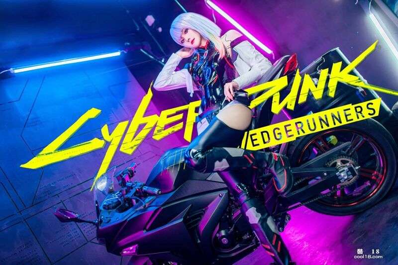 夏夏子 cosplay Lucy  Cyberpunk Natsu Natsuko cosplay Lucy  Cyberpunk