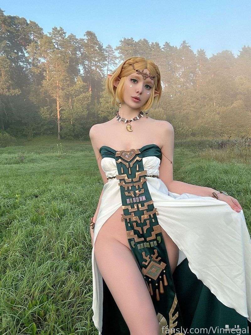【角色扮演】文尼加尔  精灵公主塞尔达性感裸体的金色阴毛 [Role Play] Vinnigar  Elf Princess Zelda's sexy naked golden pubic hair