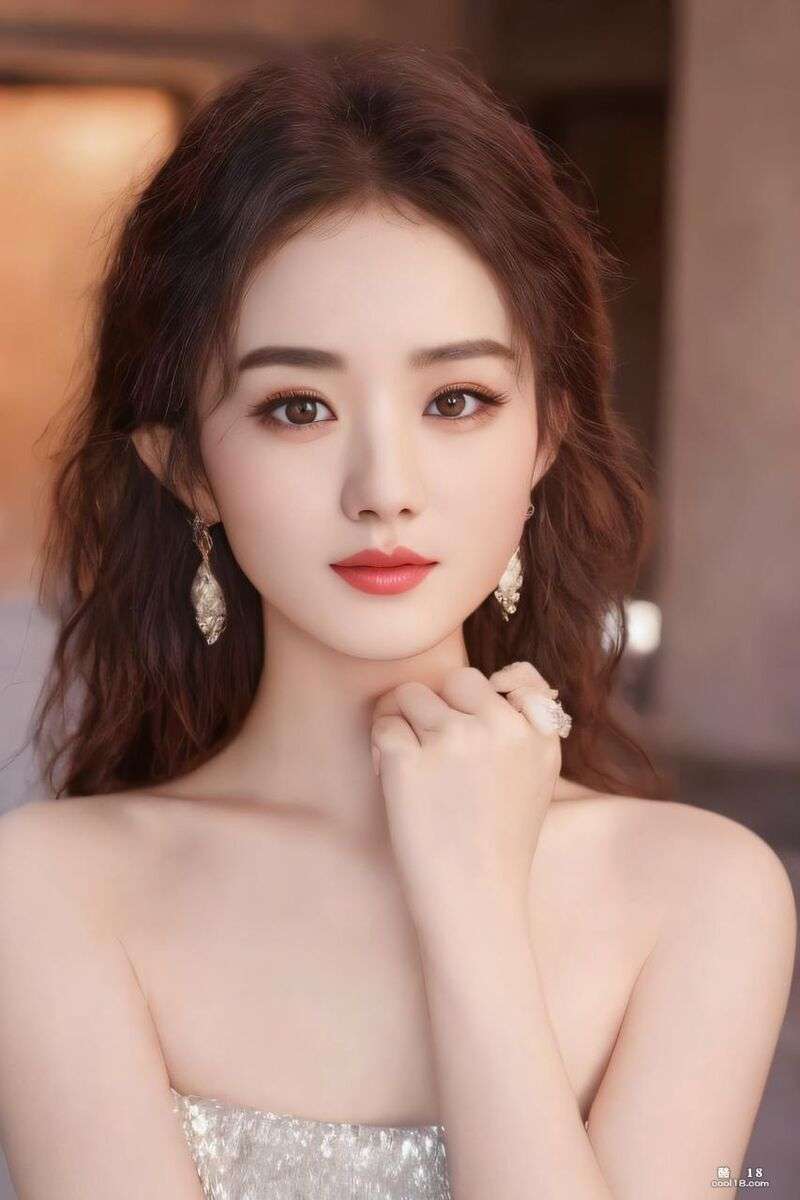 赵丽颖展示着她丰满的四肢，然后脱下衣服，露出她那丰满的乳房和阴部 Zhao Liying showed off her plump limbs and then took off her clothes to reveal her plump breasts and vagina