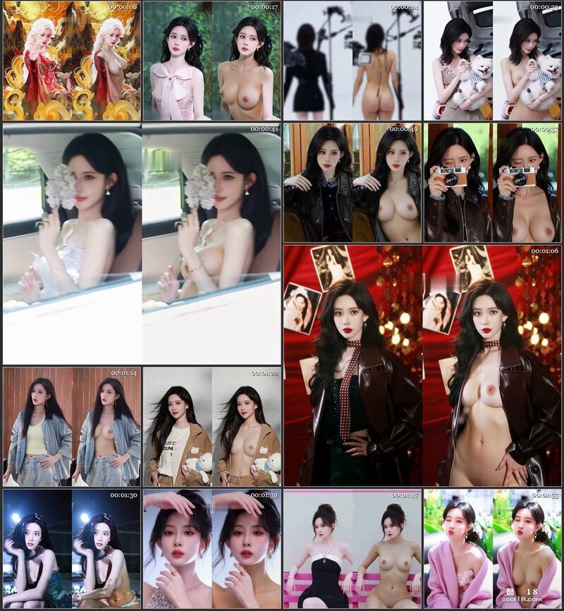 精彩动态图  【AI脱衣】婊里婊气的孟子义 Wonderful dynamic