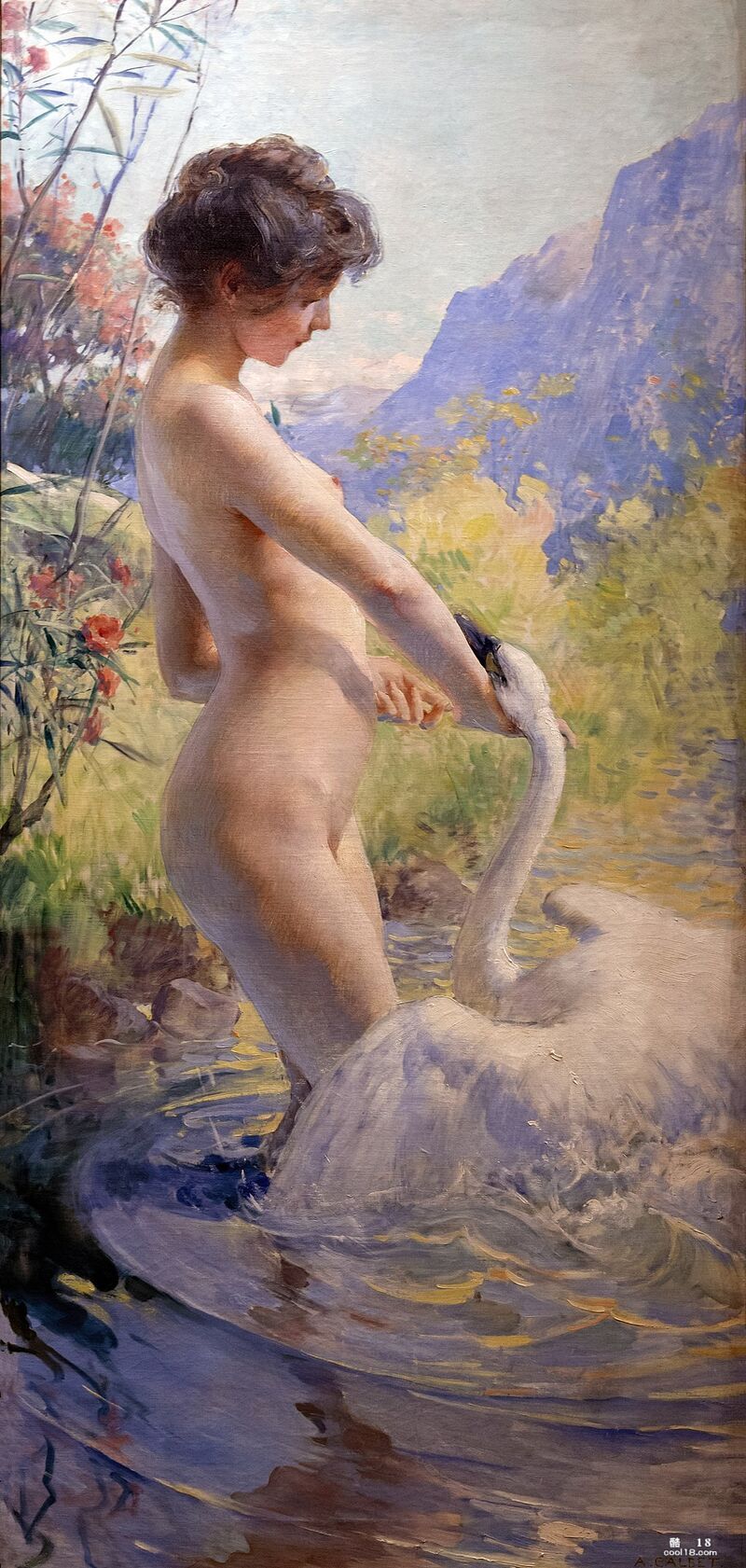 美女乐达和天鹅 Beauty Leda and the Swan