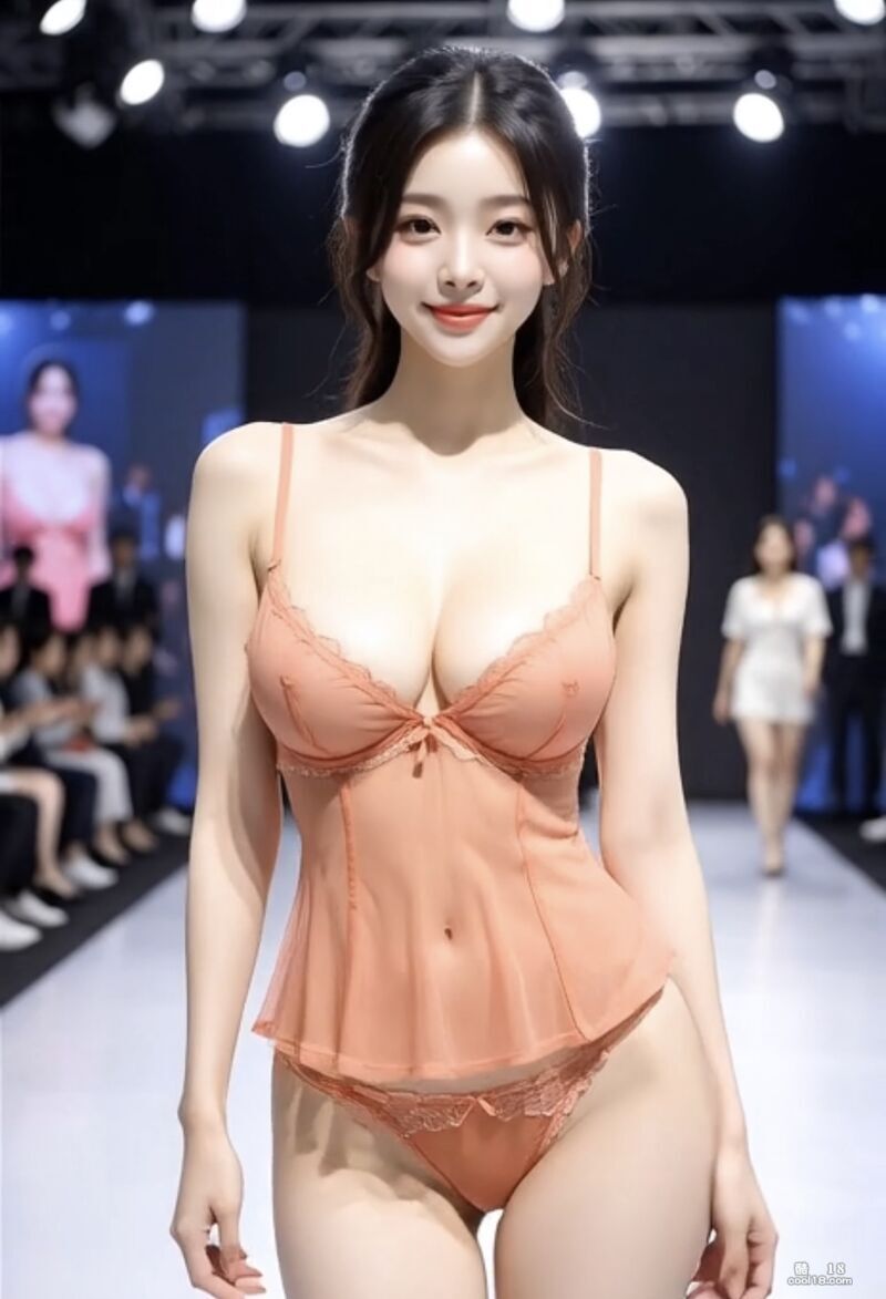 Ai超高叉内衣泳装性感美女走秀 5 Ai super highcut under