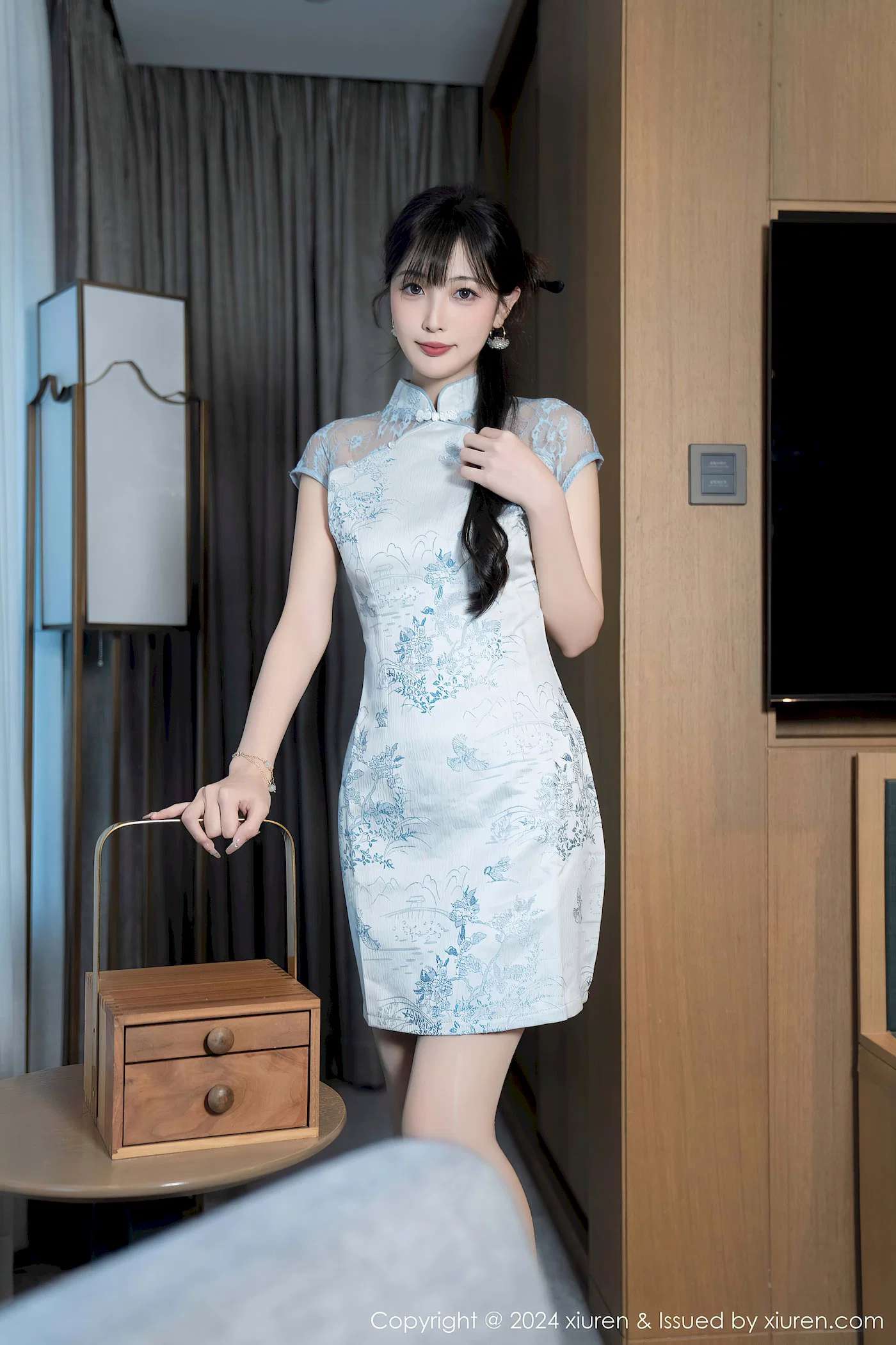 模特林星澜酒店写真集之旗袍诱惑 Model Lin Xinglan Hotel Photo Collection Cheongsam Temptation
