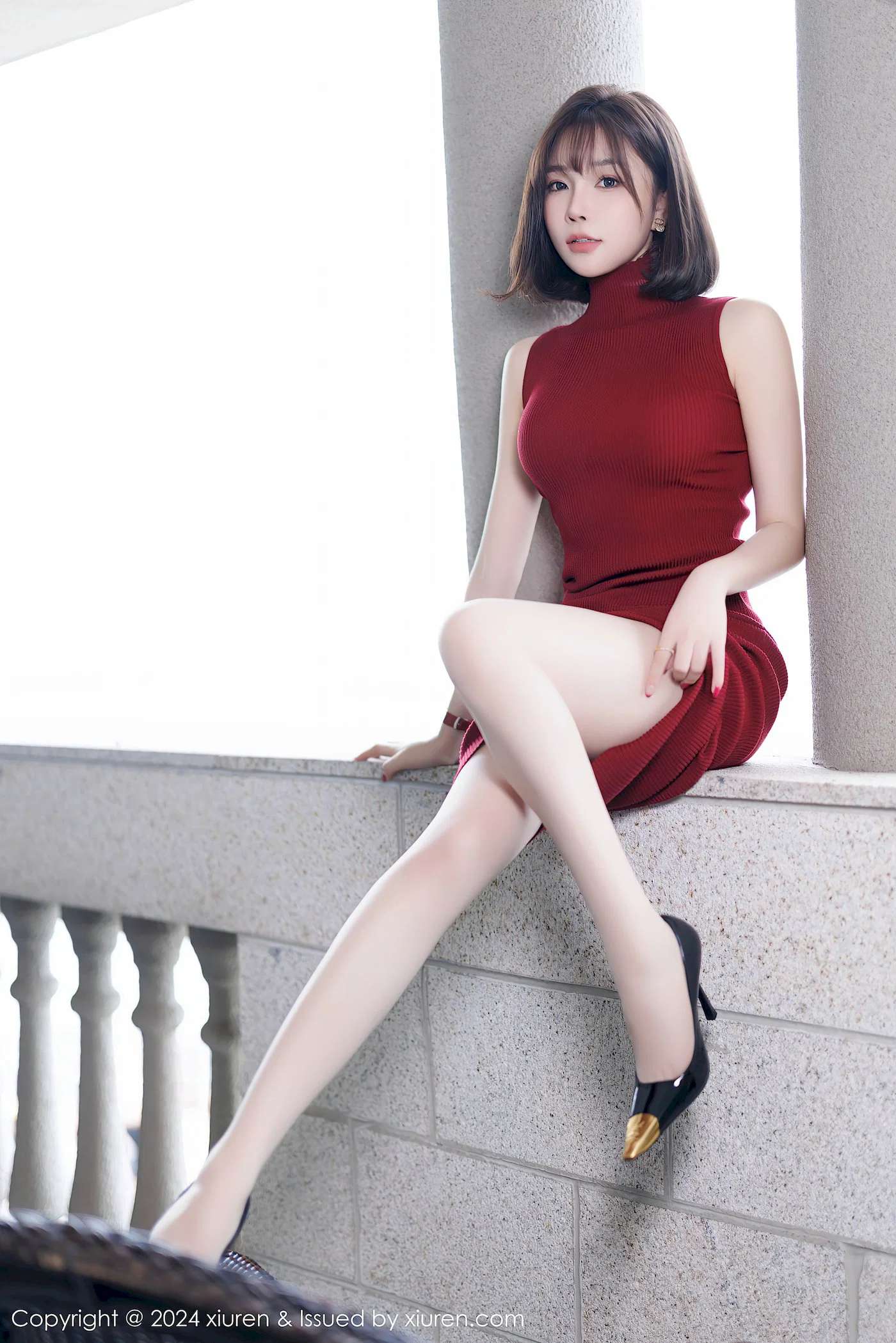 红唇红裙都市丽人写真集 Red Lip Red Skirt Metropolis Liren Photo Collection